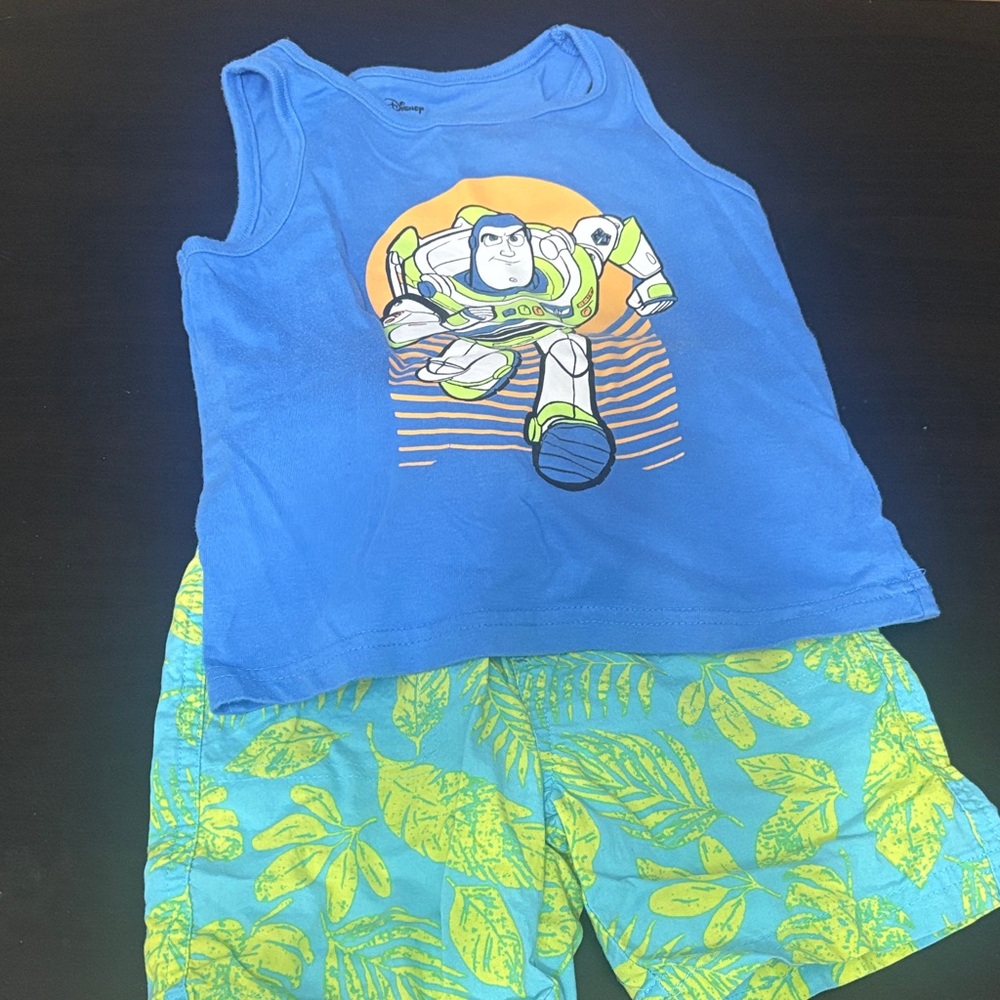 Blue Kids Pajamas with Character Print